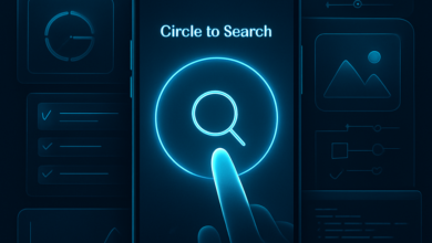 new circle to search features